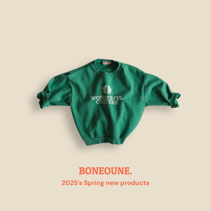 Boneoune - Korean Children Fashion - #discoveringself - Culture Double-sided Sweatshirts - 7