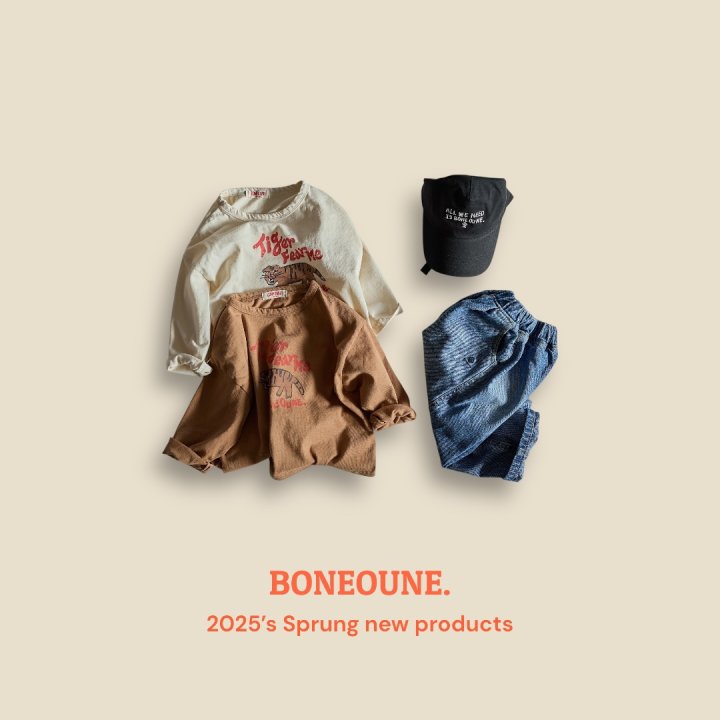 Boneoune - Korean Children Fashion - #discoveringself - Tiger Single Tee - 6