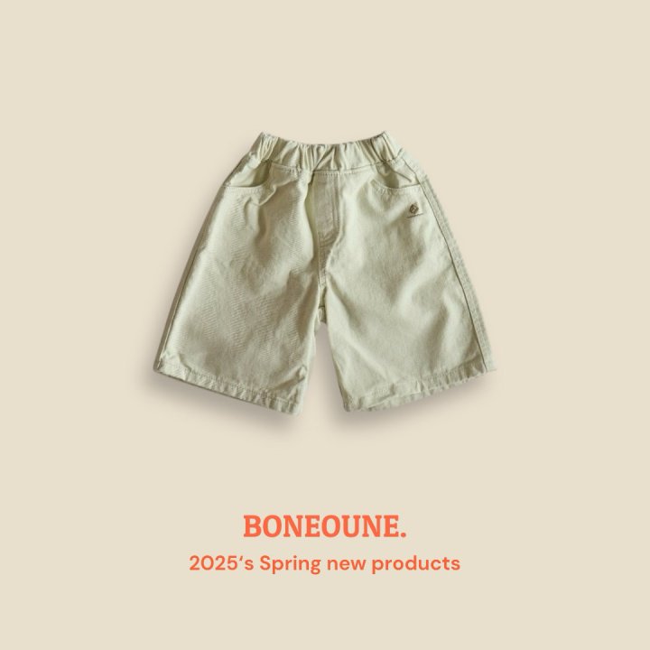Boneoune - Korean Children Fashion - #discoveringself - Cotton Bio Bermuda Pants