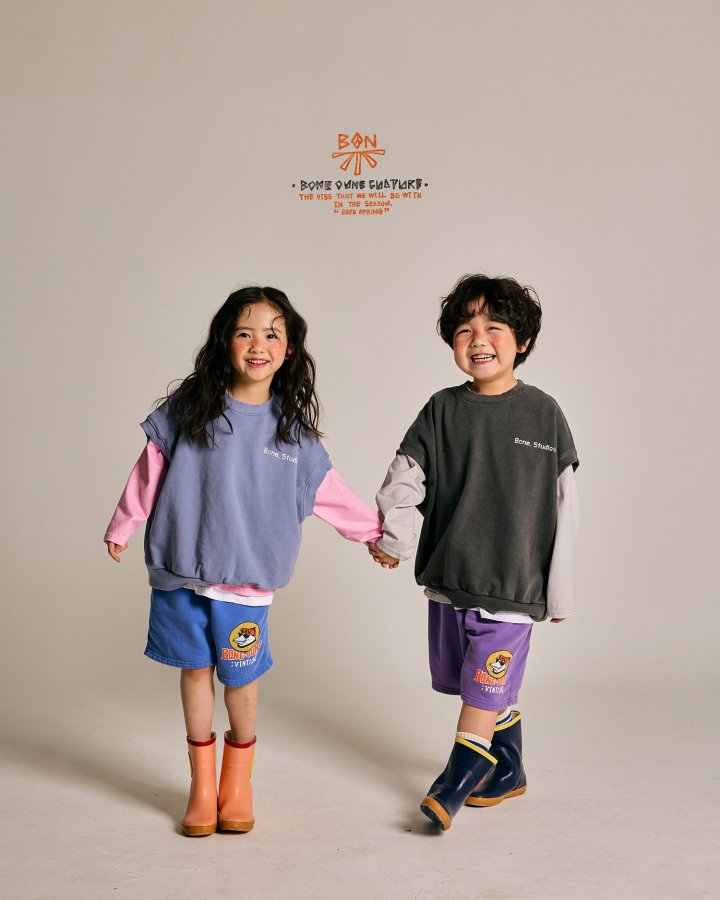 Boneoune - Korean Children Fashion - #discoveringself - Studio Pigment Vest - 10