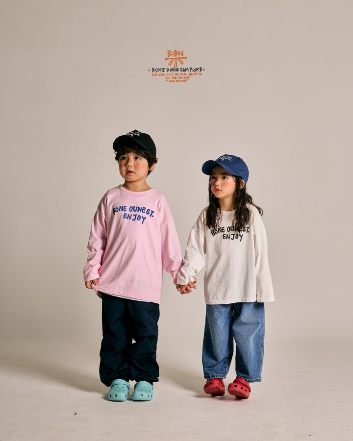 Boneoune - Korean Children Fashion - #discoveringself - Enjoy Single Tee - 7