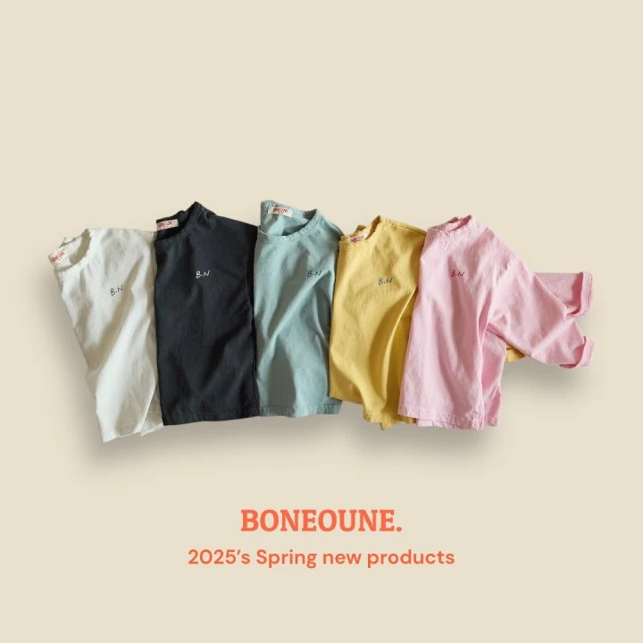Boneoune - Korean Children Fashion - #discoveringself - Macaron Single Tee