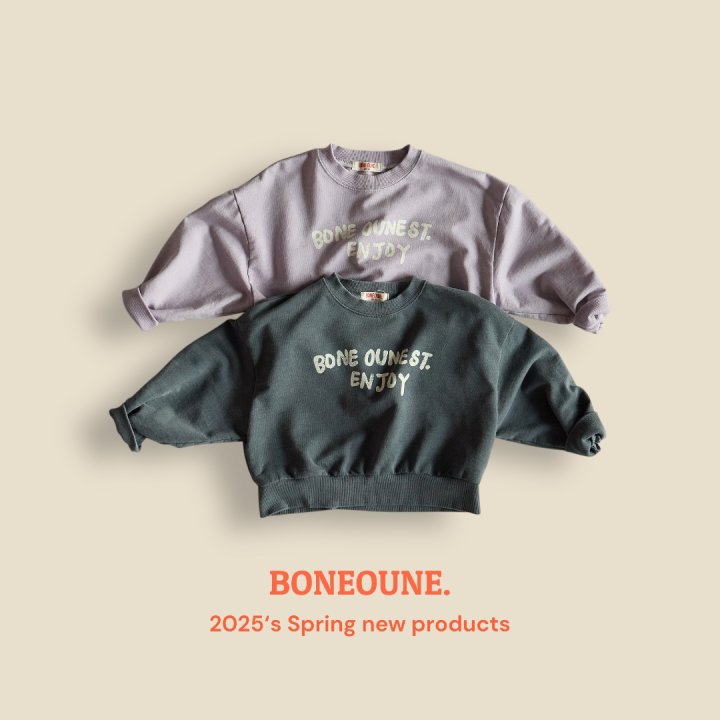 Boneoune - Korean Children Fashion - #discoveringself - Joy Crop Sweatshirts - 3
