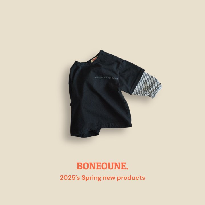 Boneoune - Korean Children Fashion - #designkidswear - Layered Tee - 4