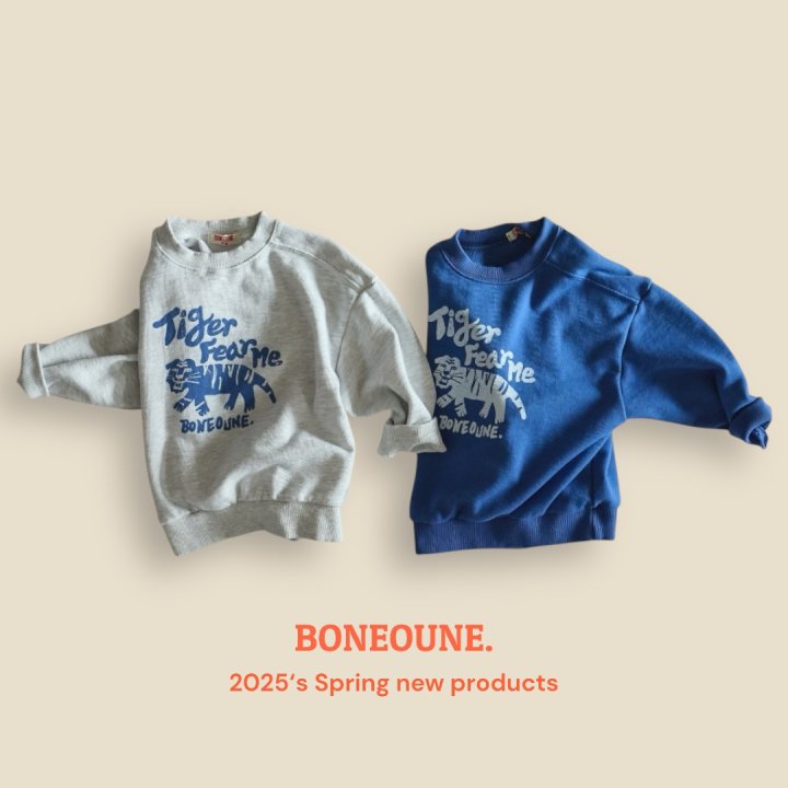 Boneoune - Korean Children Fashion - #fashionkids - Fear Tiger Sweatshirts - 9
