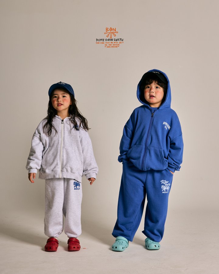 Boneoune - Korean Children Fashion - #fashionkids - Bone Seoul Hooded Zip-up Jacket - 10