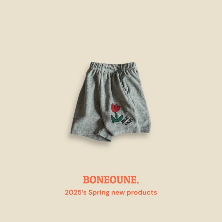 Boneoune - Korean Children Fashion - #fashionkids - One Flower Pants - 6