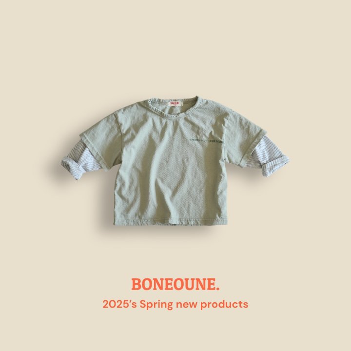 Boneoune - Korean Children Fashion - #fashionkids - Layered Tee - 5