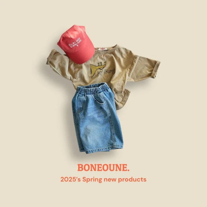 Boneoune - Korean Children Fashion - #kidsshorts - Trumpet Single Tee - 10