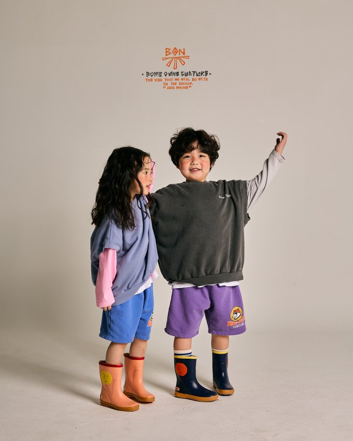 Boneoune - Korean Children Fashion - #kidsshorts - Studio Pigment Vest - 12