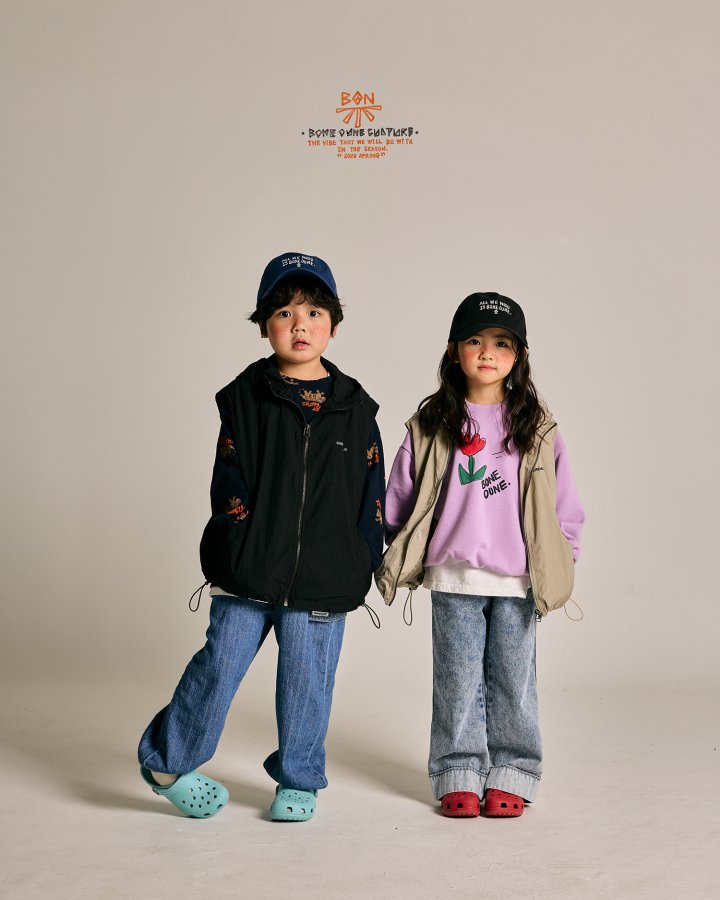 Boneoune - Korean Children Fashion - #kidsshorts - Paper Flower Sweatshirts - 6