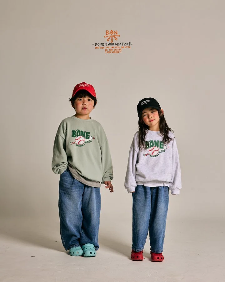 Boneoune - Korean Children Fashion - #kidsshorts - Baseball Sweatshirts - 6