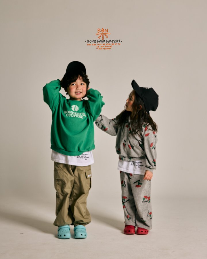 Boneoune - Korean Children Fashion - #kidsstore - Culture Double-sided Sweatshirts - 10