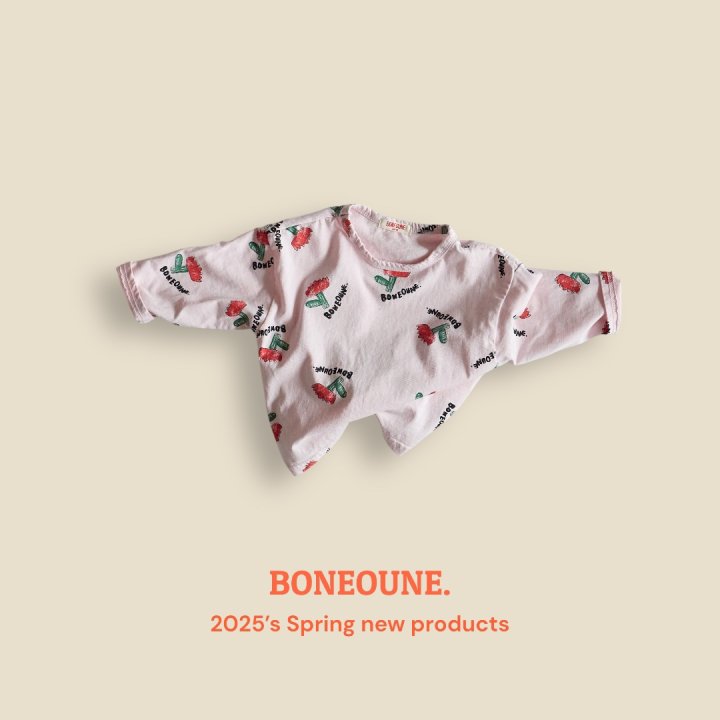 Boneoune - Korean Children Fashion - #kidsstore - Sketch Flower Single Tee - 8