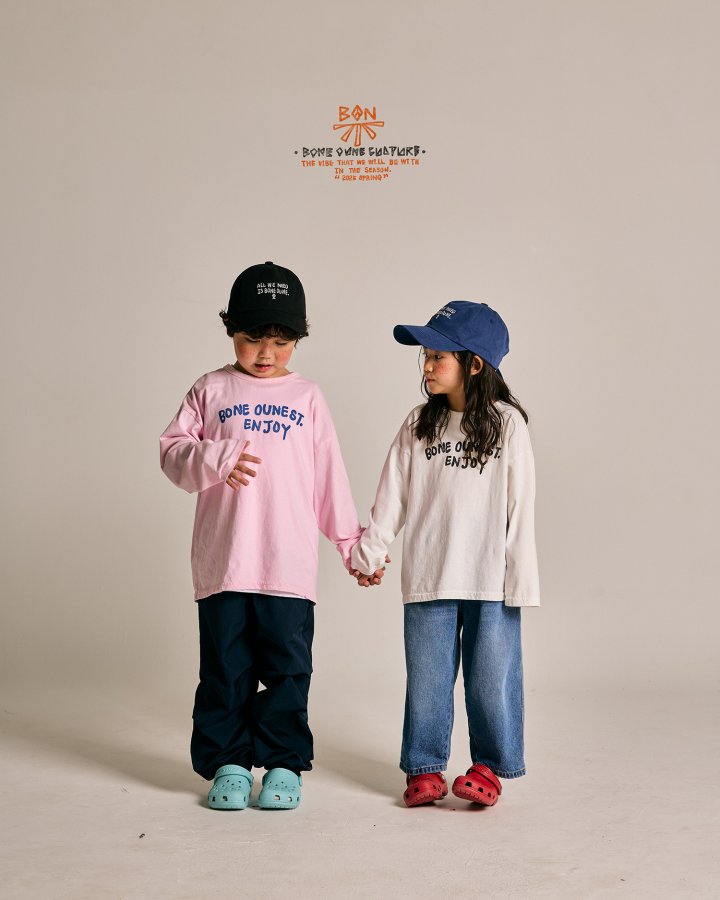 Boneoune - Korean Children Fashion - #kidsstore - Enjoy Single Tee - 10