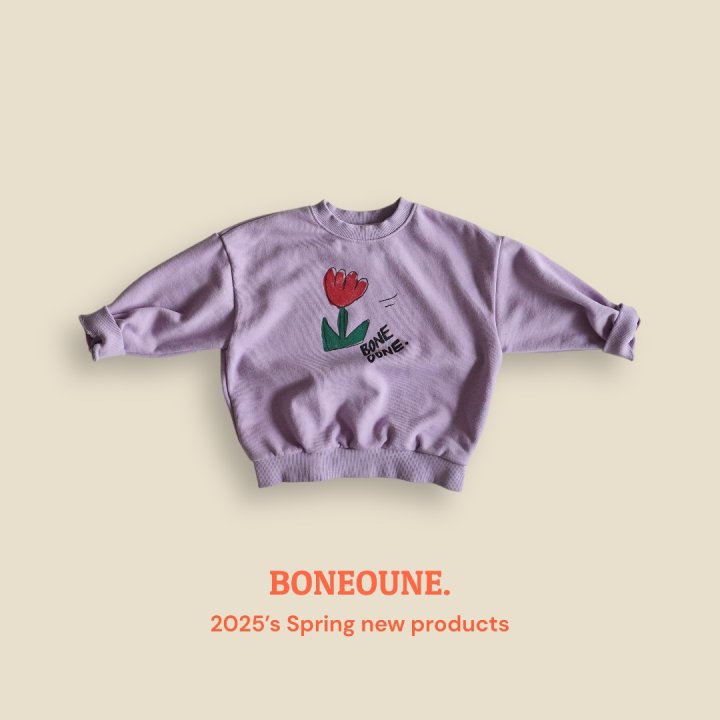 Boneoune - Korean Children Fashion - #kidsstore - Paper Flower Sweatshirts - 7