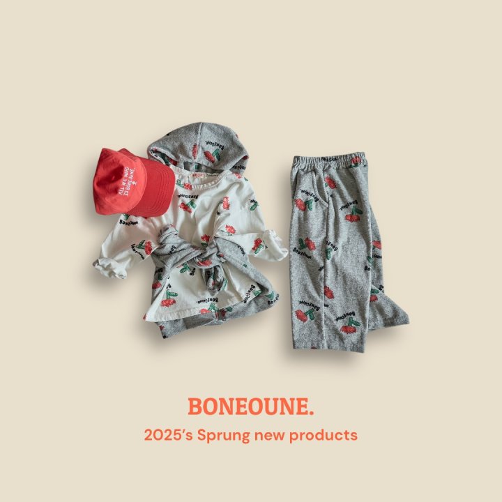 Boneoune - Korean Children Fashion - #kidsshorts - Terry Flower Wide Pants - 4