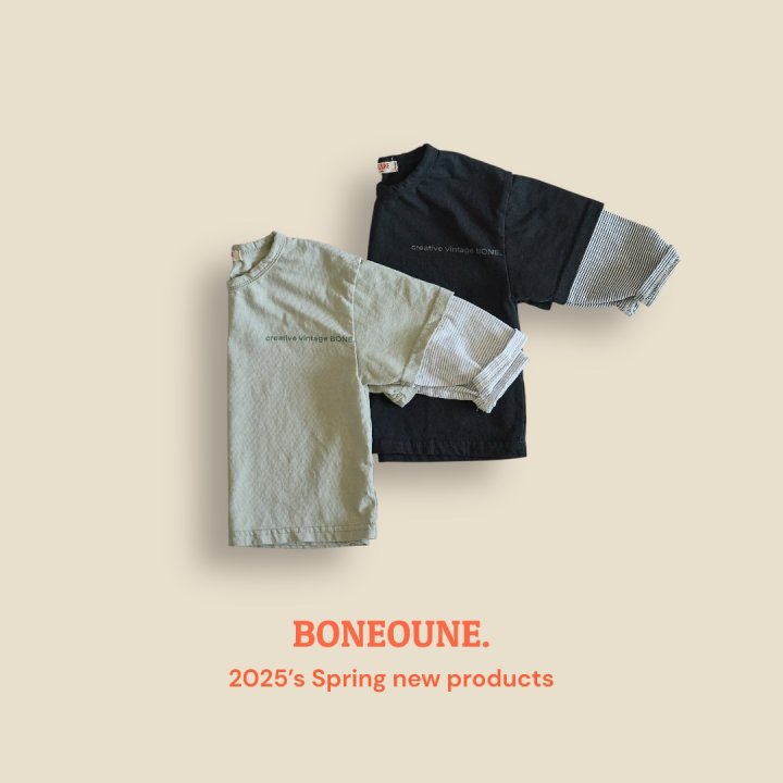 Boneoune - Korean Children Fashion - #kidsstore - Layered Tee - 7