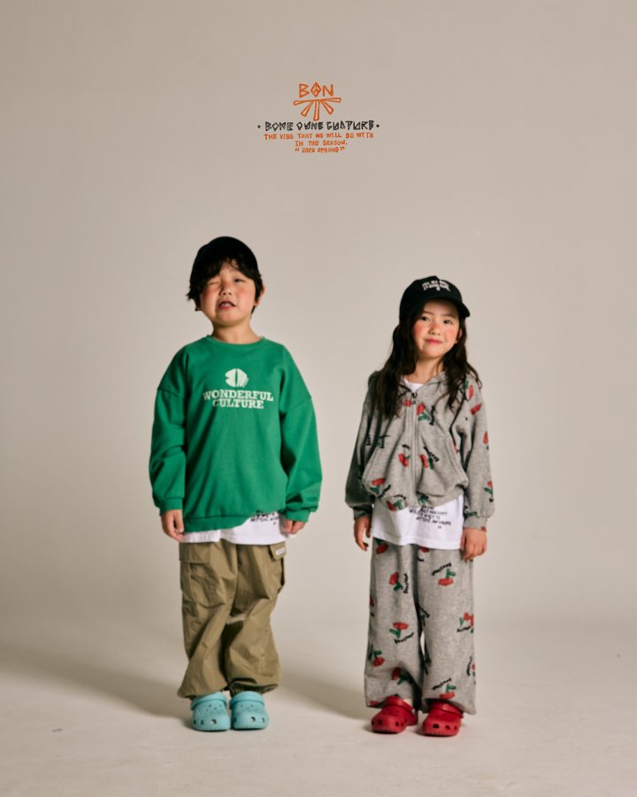 Boneoune - Korean Children Fashion - #kidzfashiontrend - Culture Double-sided Sweatshirts - 11