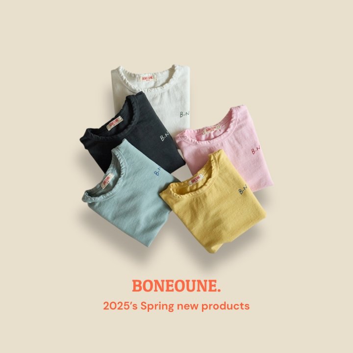 Boneoune - Korean Children Fashion - #kidzfashiontrend - Macaron Single Tee - 5