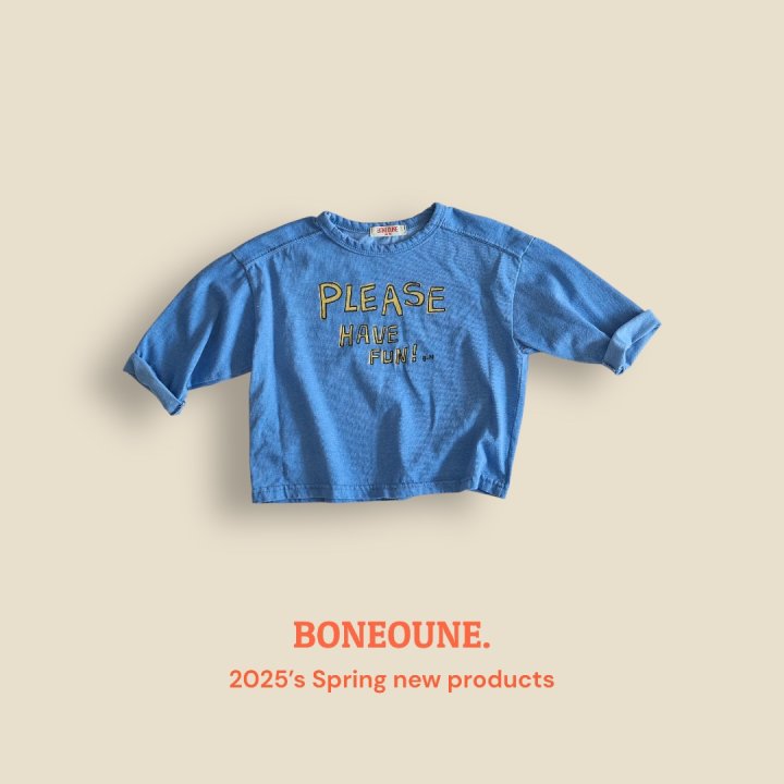 Boneoune - Korean Children Fashion - #kidzfashiontrend - Have Fun Pigment Tee - 3