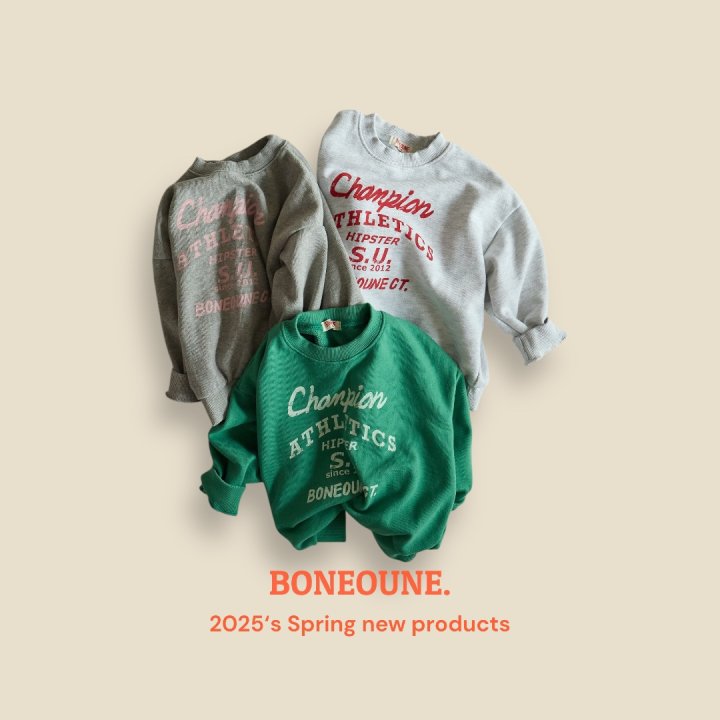 Boneoune - Korean Children Fashion - #kidzfashiontrend - Champion Sweatshirts