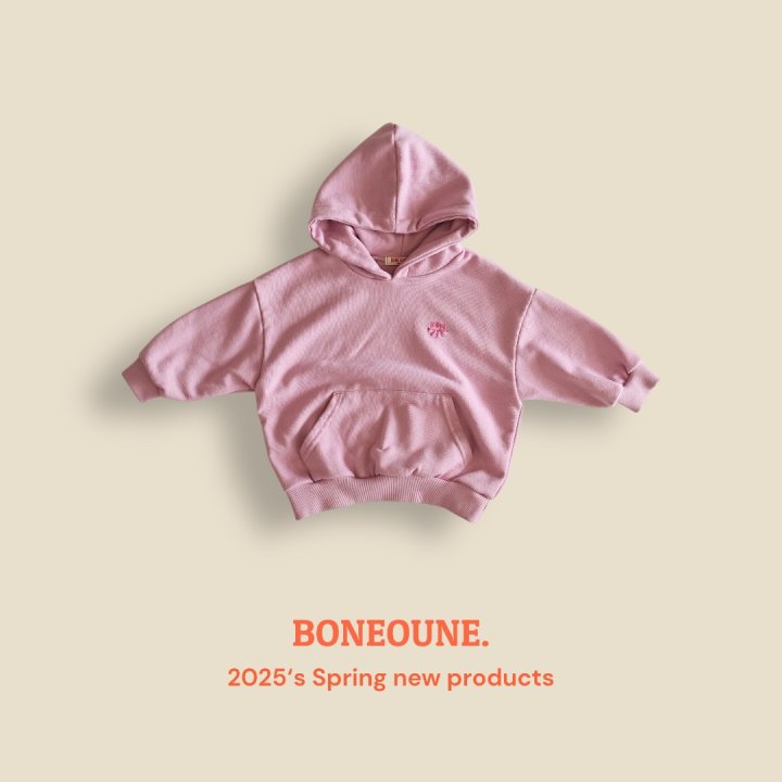 Boneoune - Korean Children Fashion - #littlefashionista - Bone Logo Hoodie - 5