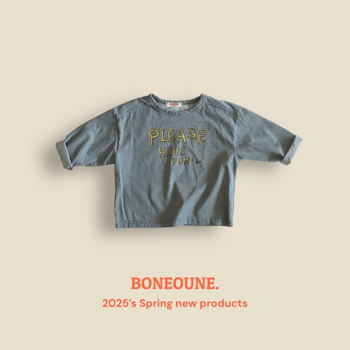 Boneoune - Korean Children Fashion - #littlefashionista - Have Fun Pigment Tee - 5