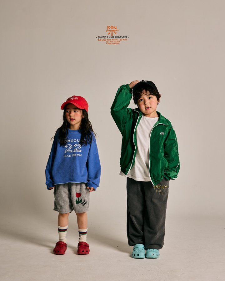 Boneoune - Korean Children Fashion - #littlefashionista - Two-Two Pigment Crop Sweatshirts - 9