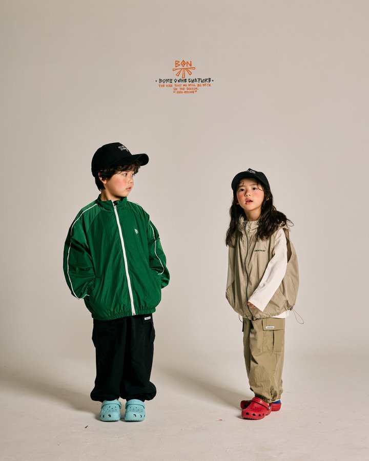 Boneoune - Korean Children Fashion - #magicofchildhood - Mona Hooded Zip-up Vest - 9