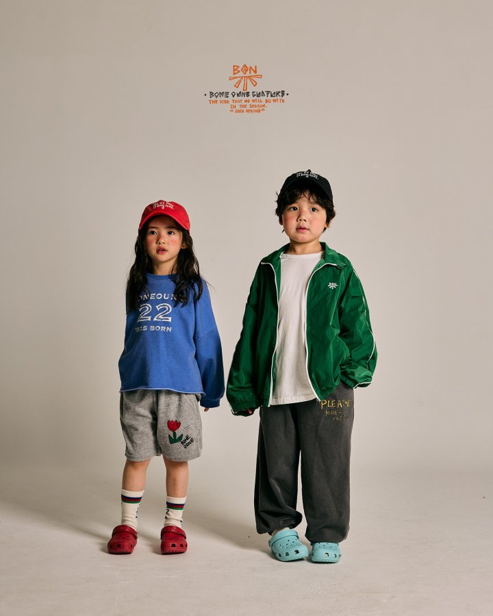 Boneoune - Korean Children Fashion - #magicofchildhood - Two-Two Pigment Crop Sweatshirts - 10