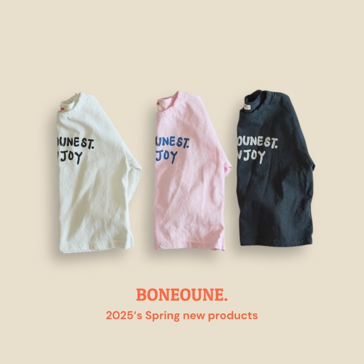Boneoune - Korean Children Fashion - #minifashionista - Enjoy Single Tee