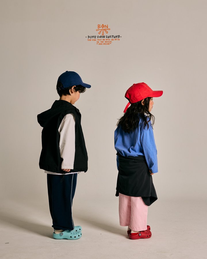 Boneoune - Korean Children Fashion - #minifashionista - Mona Hooded Zip-up Vest - 10
