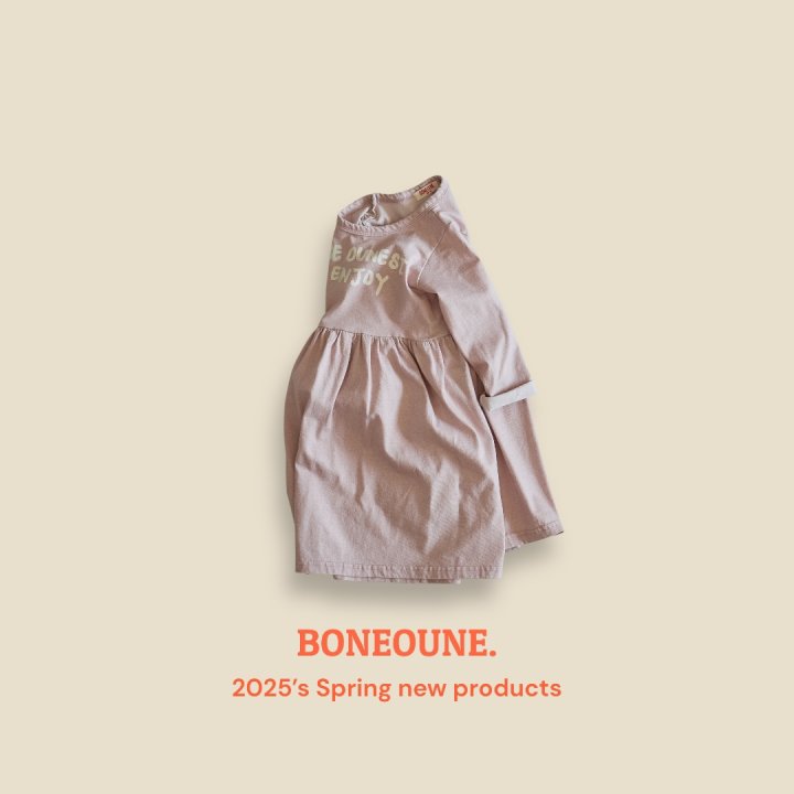 Boneoune - Korean Children Fashion - #minifashionista - Pigment One-piece - 3