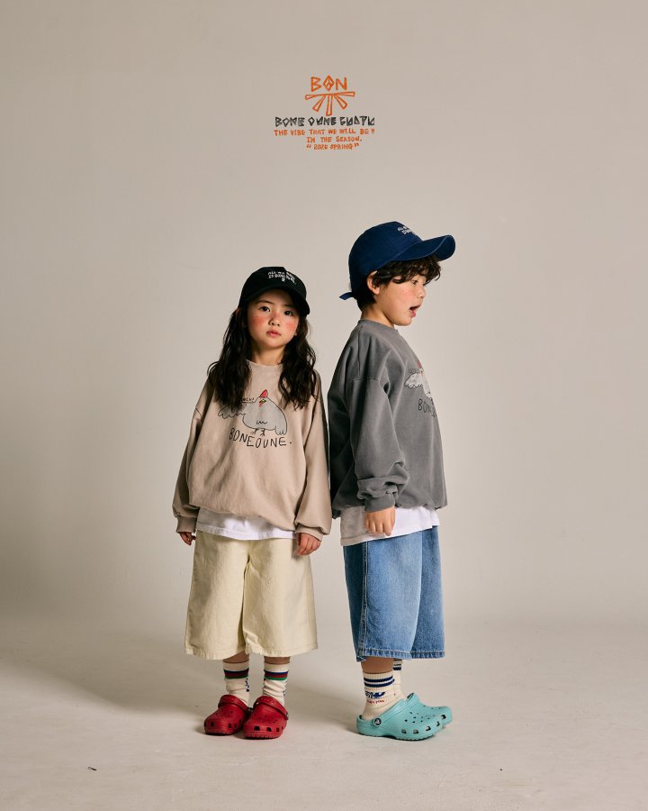 Boneoune - Korean Children Fashion - #prettylittlegirls - Cotton Bio Bermuda Pants - 10