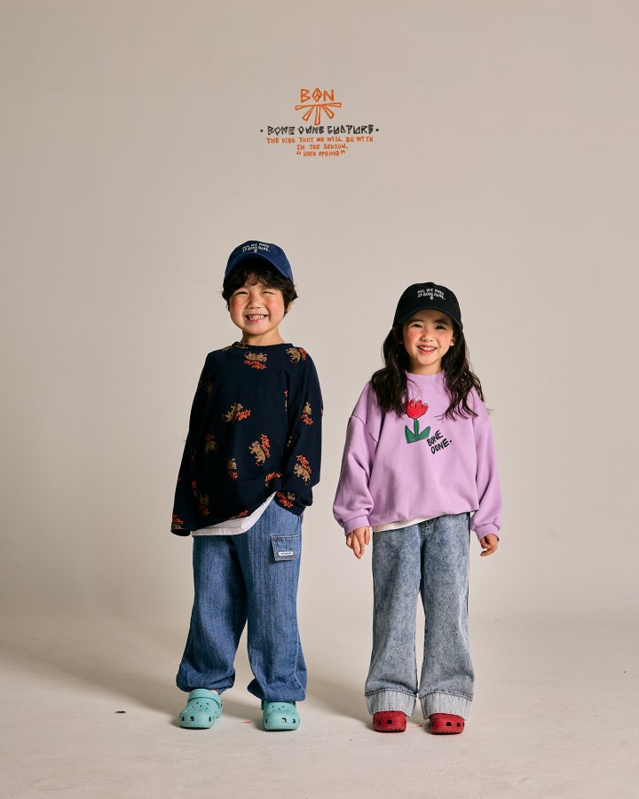 Boneoune - Korean Children Fashion - #prettylittlegirls - Tiger Pattern Single Tee - 7