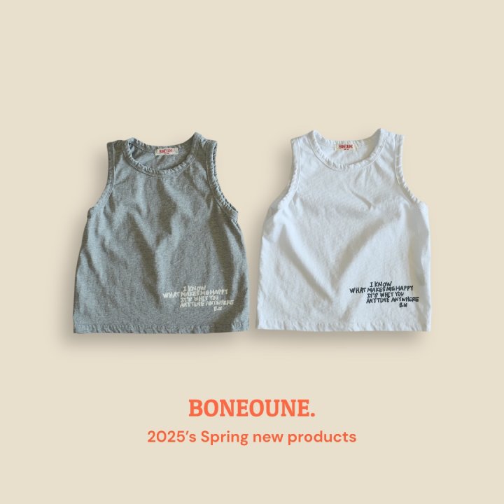 Boneoune - Korean Children Fashion - #prettylittlegirls - Anytime Non-Sleeve