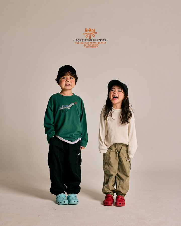 Boneoune - Korean Children Fashion - #prettylittlegirls - Milk Ribbed Tee - 9