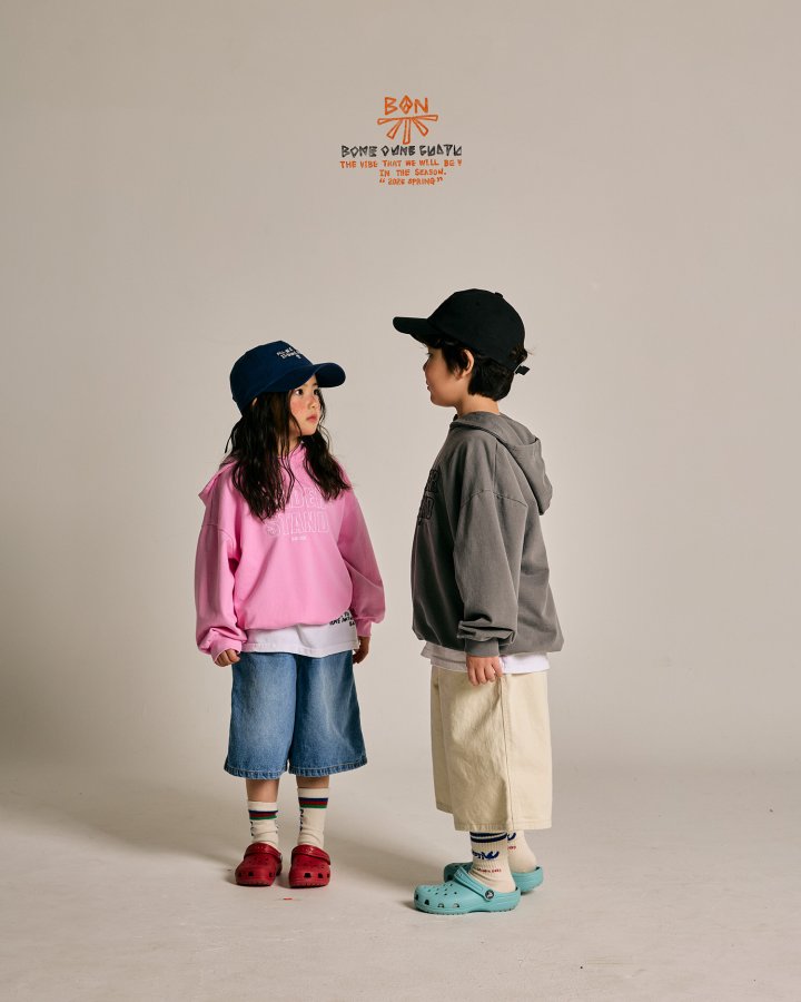 Boneoune - Korean Children Fashion - #prettylittlegirls - Under Pigment Hoodie - 3