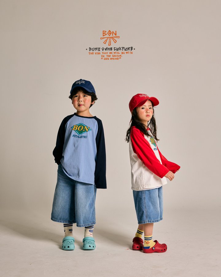 Boneoune - Korean Children Fashion - #prettylittlegirls - Bermuda Denim Pants - 9