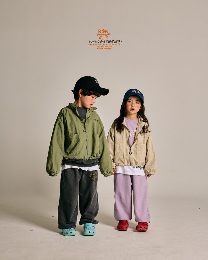 Boneoune - Korean Children Fashion - #prettylittlegirls - Joy Crop Jogger Pants - 9