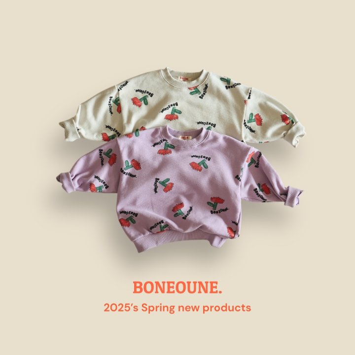 Boneoune - Korean Children Fashion - #stylishchildhood - Sketch Flower Jogger Pants - 6