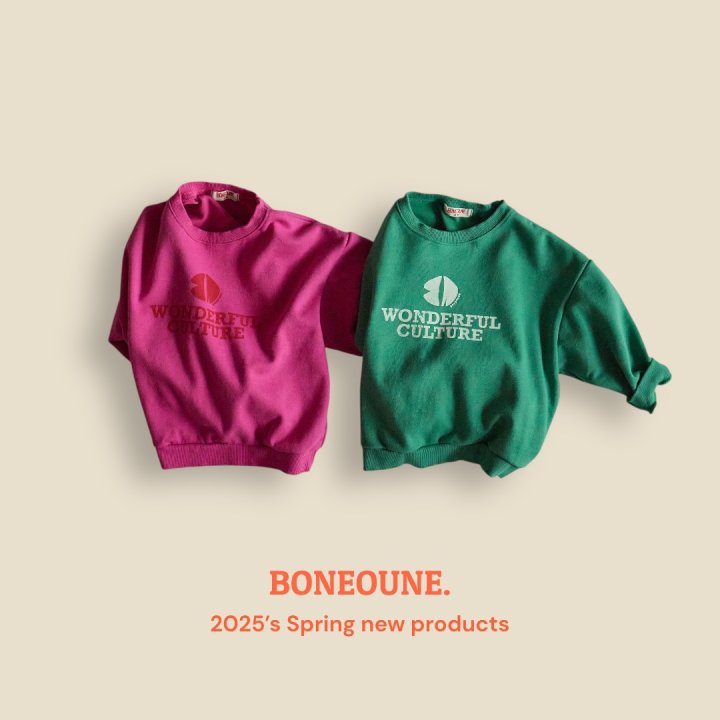 Boneoune - Korean Children Fashion - #stylishchildhood - Culture Double-sided Sweatshirts - 3