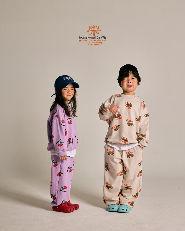 Boneoune - Korean Children Fashion - #stylishchildhood - Tiger Pattern Sweatshirt - 12