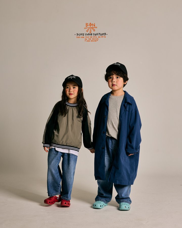 Boneoune - Korean Children Fashion - #stylishchildhood - Low Long Coat - 10