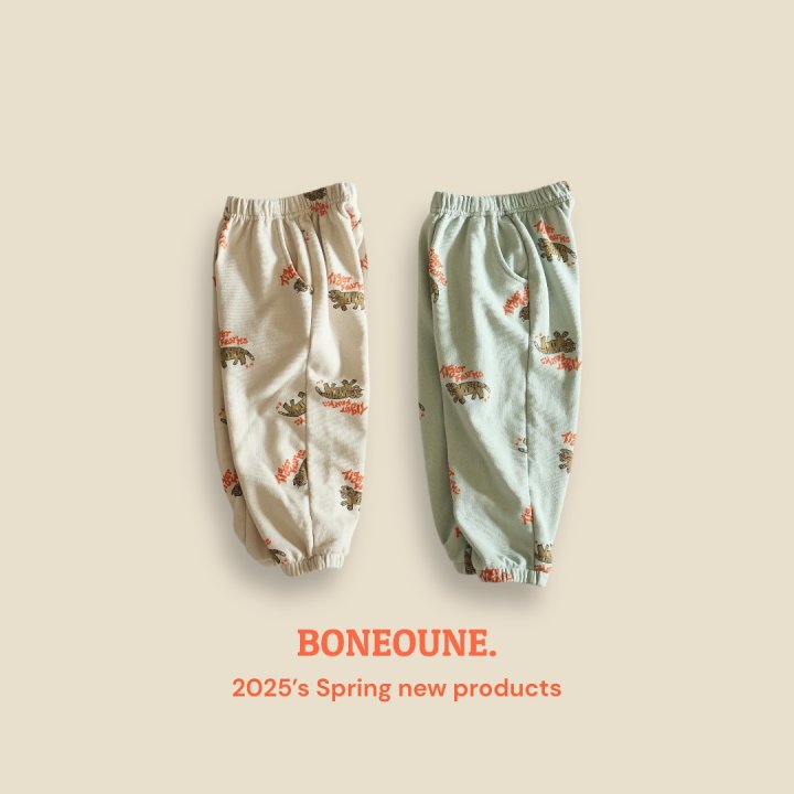 Boneoune - Korean Children Fashion - #todddlerfashion - Tiger Pattern Sweatshirt - 10