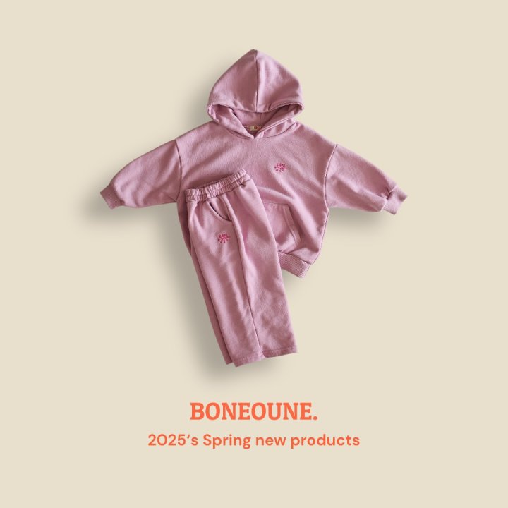 Boneoune - Korean Children Fashion - #todddlerfashion - Bone Logo Hoodie - 9