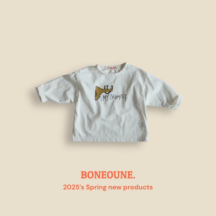 Boneoune - Korean Children Fashion - #toddlerclothing - Trumpet Single Tee - 3