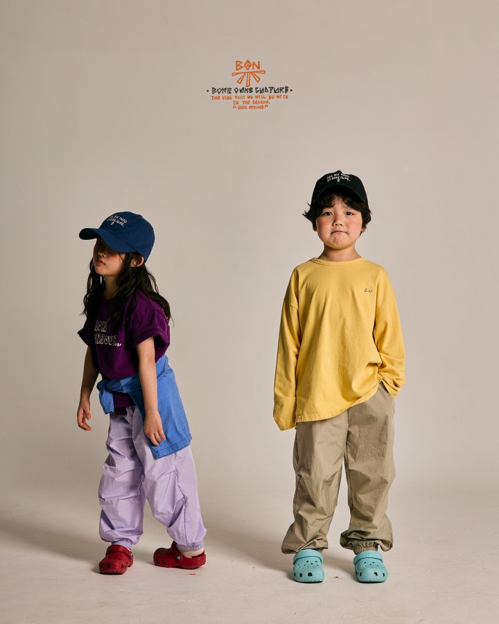 Boneoune - Korean Children Fashion - #toddlerclothing - Macaron Single Tee - 12