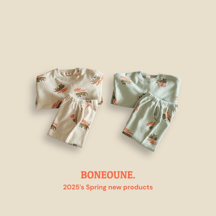 Boneoune - Korean Children Fashion - #toddlerclothing - Tiger Pattern Sweatshirt - 11